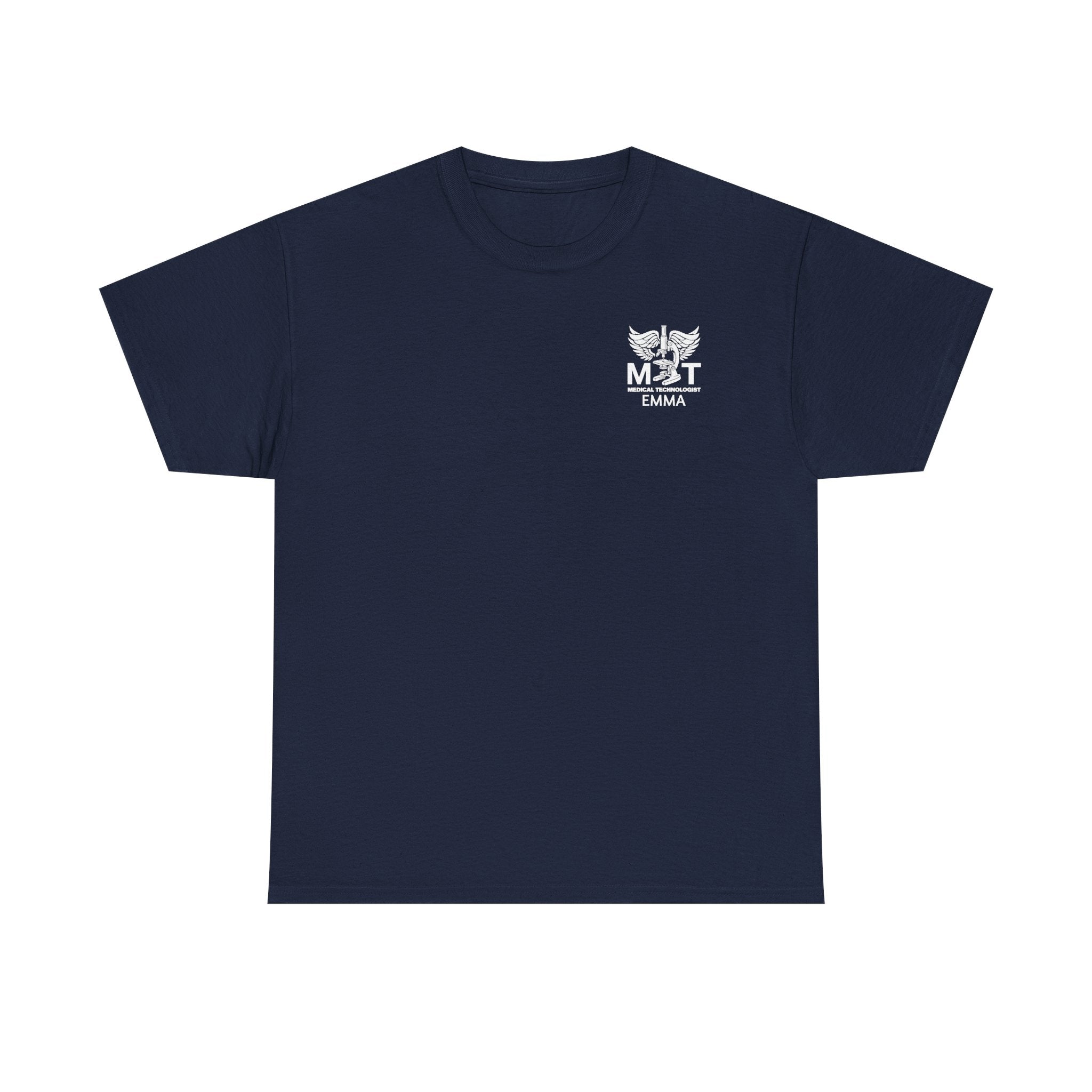 Medical Technologist Logo T‑Shirt — Personalized Name Graphic Tee