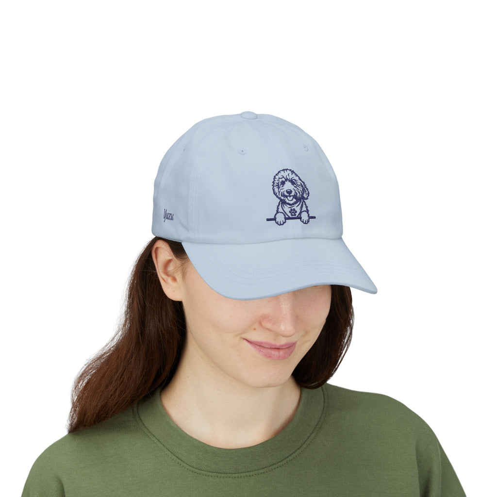 Personalized Labradoodle Dad Hat — Embroidered Doodle Baseball Cap, Labradoodle Mom Gift, Doodle Dog Lover Hat, Adjustable Cotton Cap