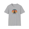Namaste Yoga T-Shirt — Vintage Sunset Meditation Tee