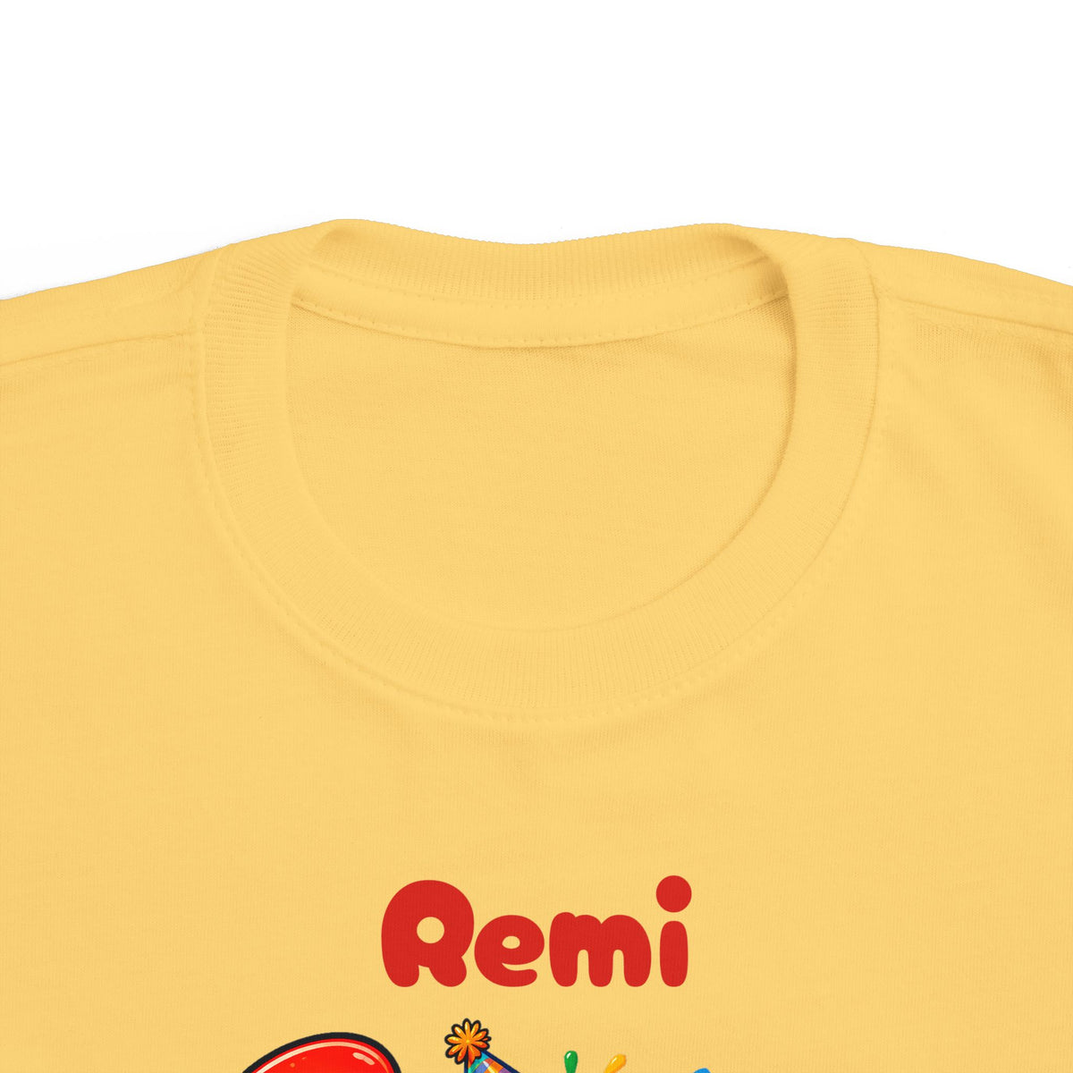 3rd Birthday Toddler Shirt – Remi 3 Rex Dinosaur Tee | Personalized
