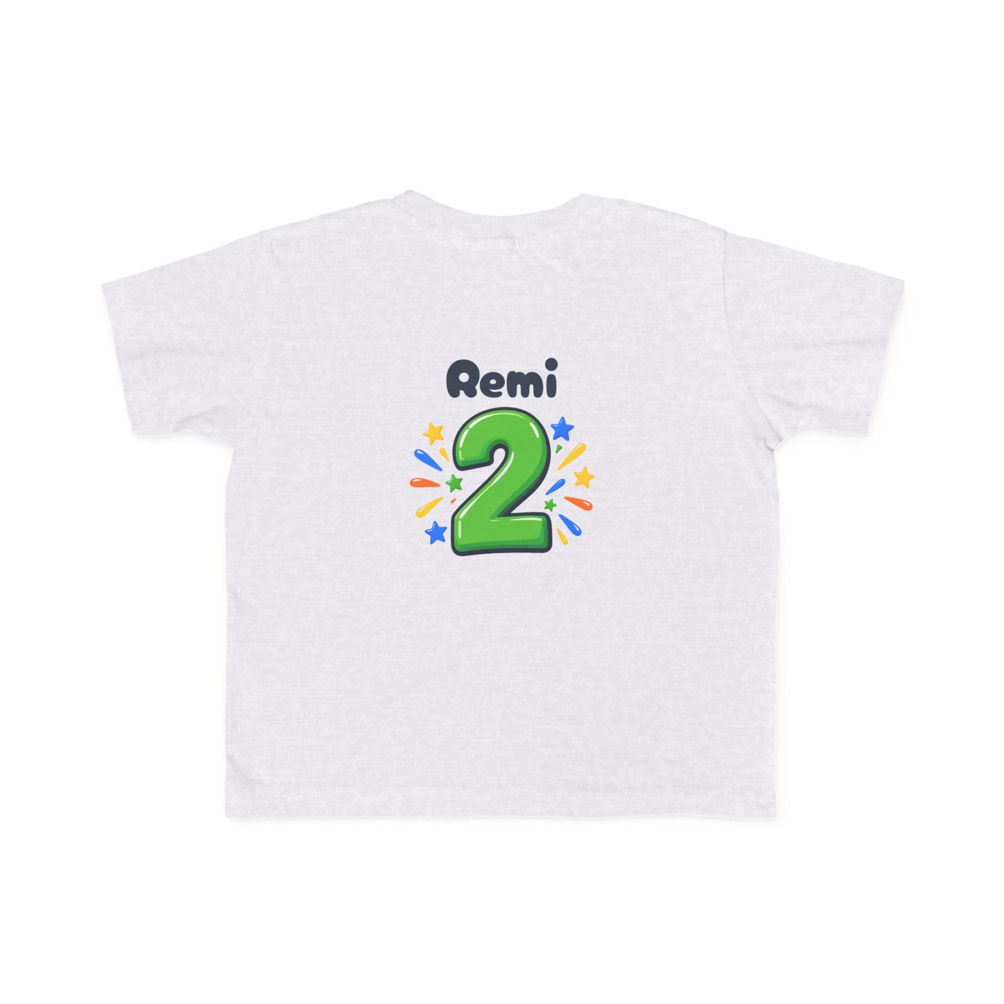 2nd Birthday Toddler Shirt – TWO LEGIT Dino Tee | Personalized