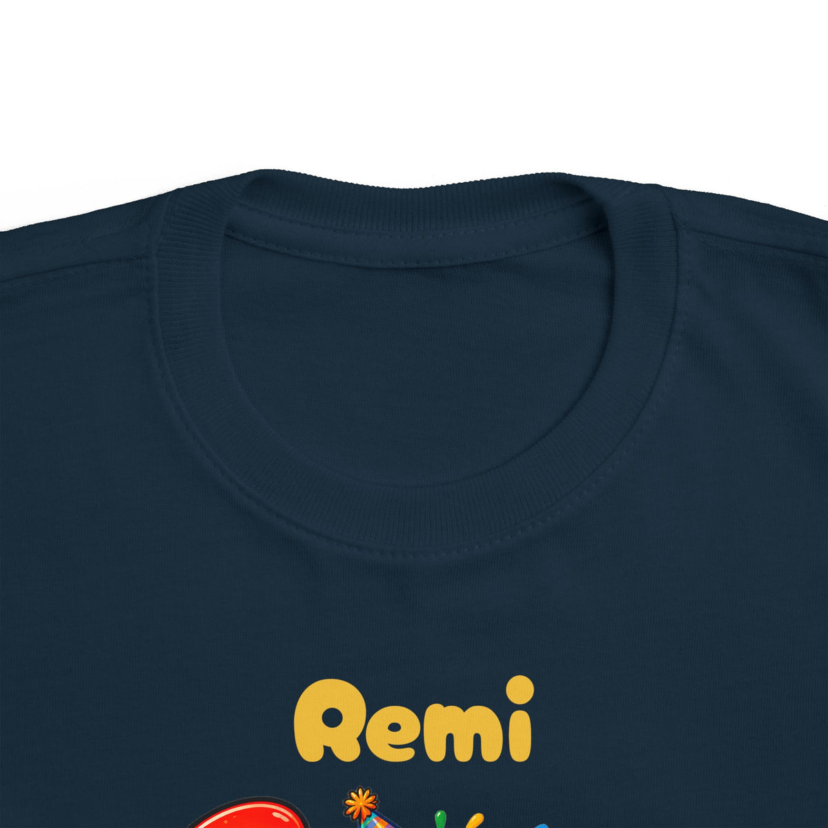 3rd Birthday Toddler Shirt – Remi 3 Rex Dinosaur Tee | Personalized