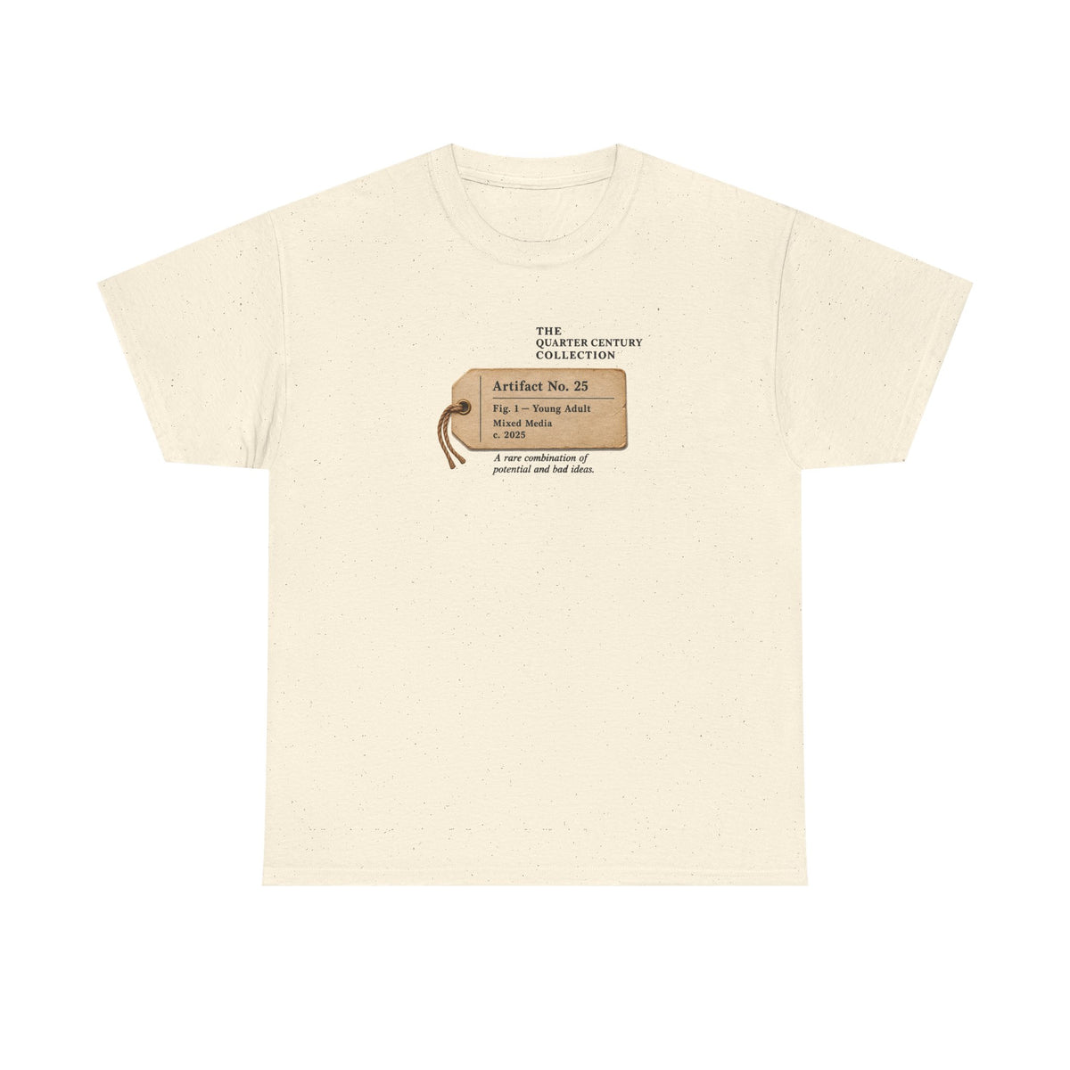 25th Birthday Shirt – Vintage Artifact No. 25 Tee | Birthday Gift