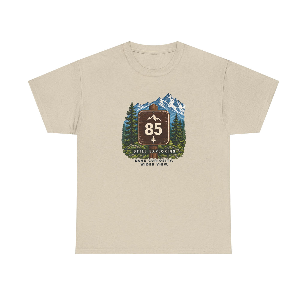 85th Birthday Shirt – Mountain Route 85 Outdoor Tee | Gift  Product Description