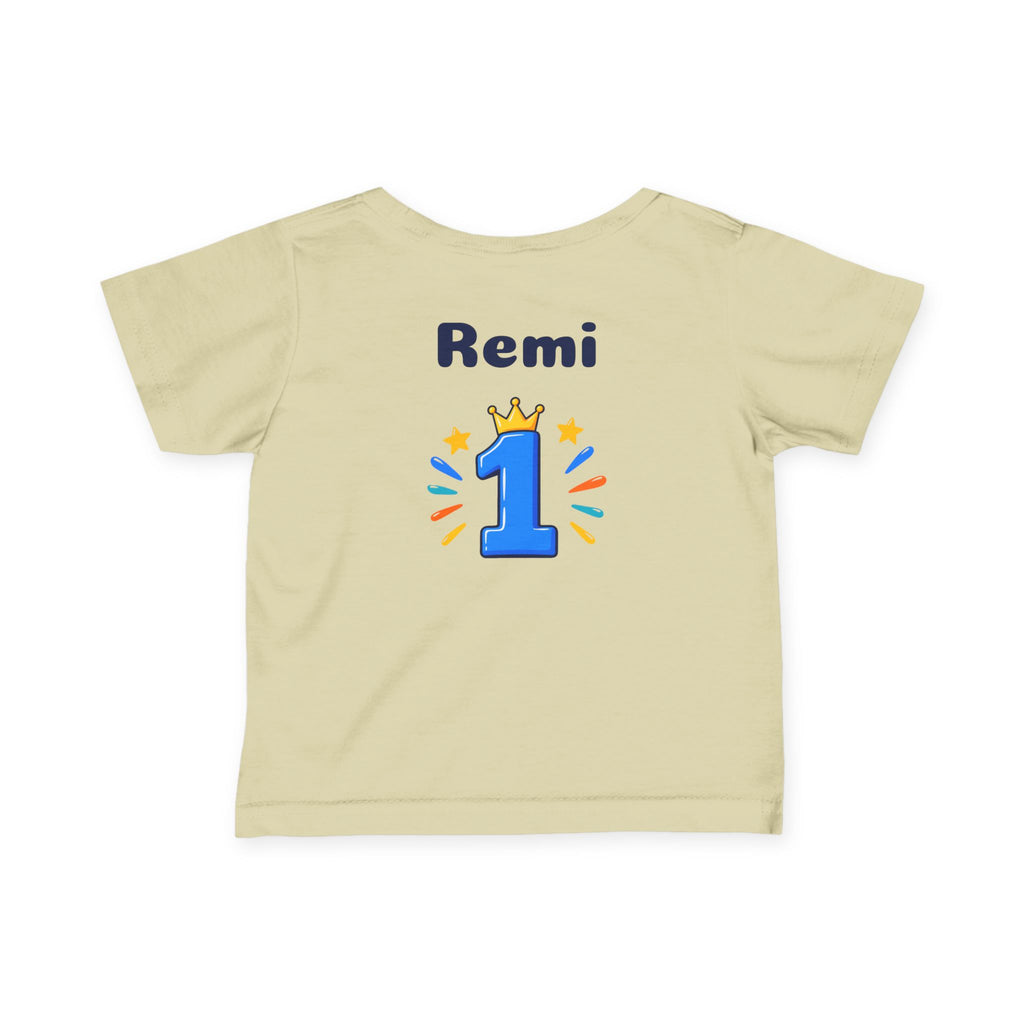 1st Birthday Infant Shirt – ONE-derful Bear Tee | Custom Name