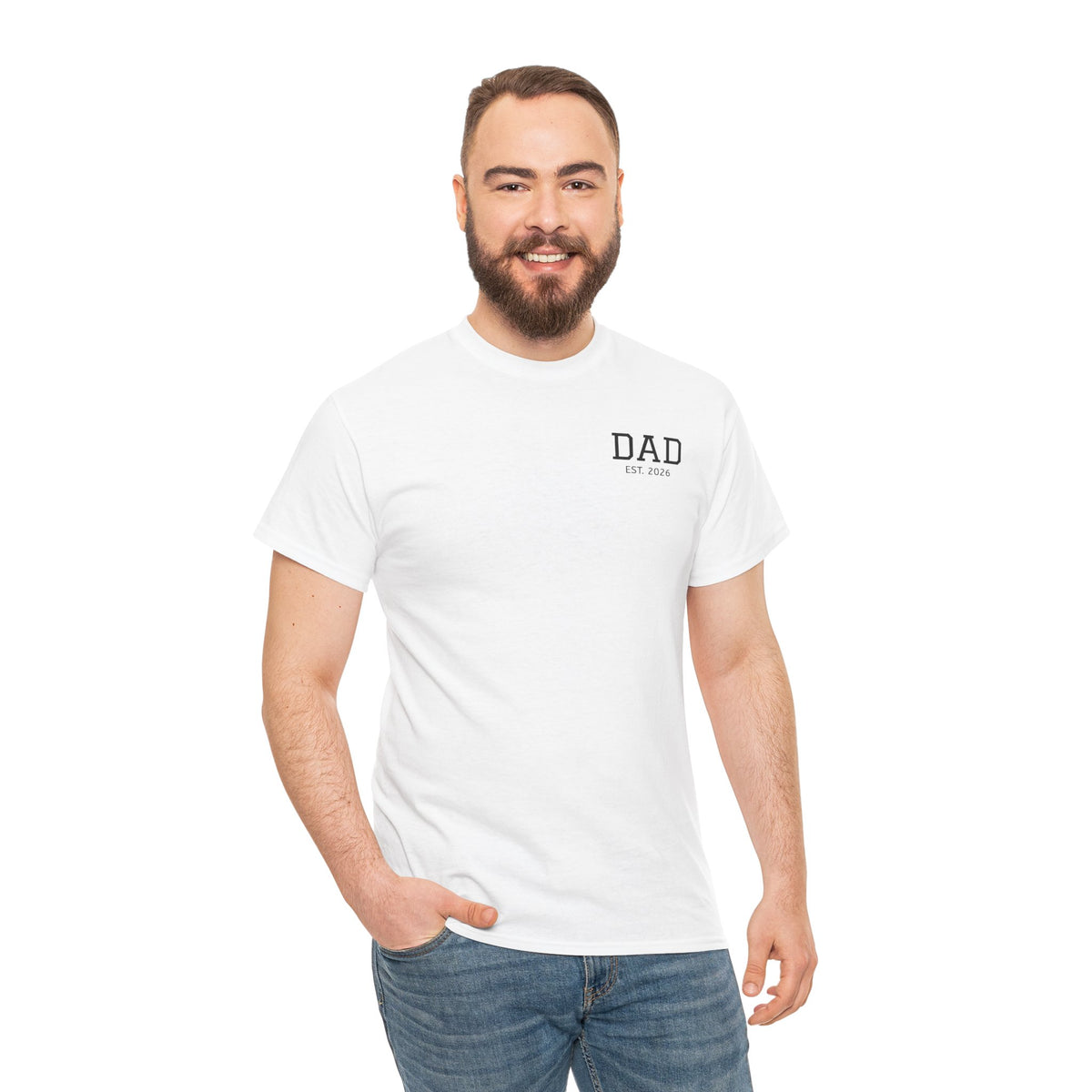 Dad Logo T-Shirt — Personalized Name Graphic Tee