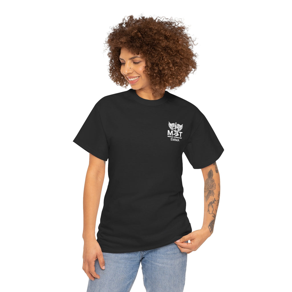 Medical Technologist Logo T‑Shirt — Personalized Name Graphic Tee