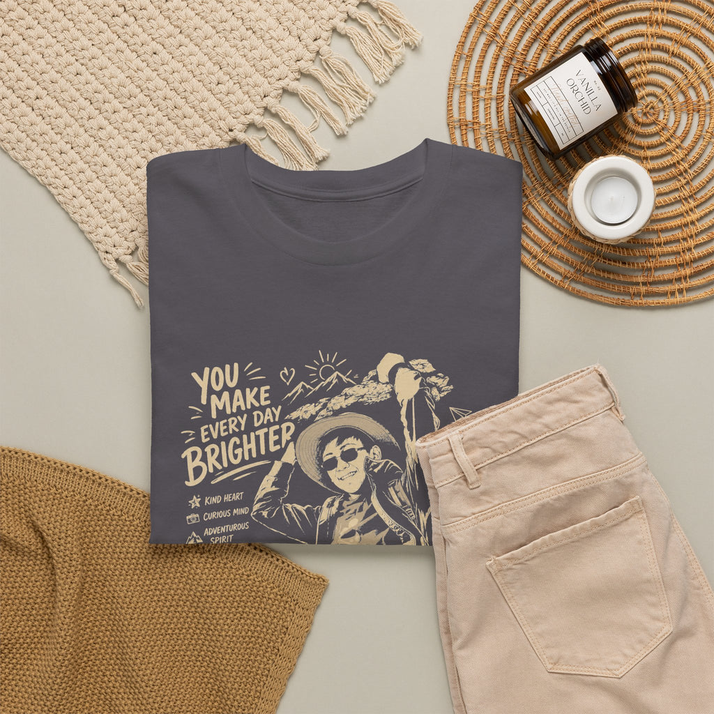 Vintage Cowboy Tee — "You Make Every Day Brighter / Proud of You" Inspirational Western T‑Shirt