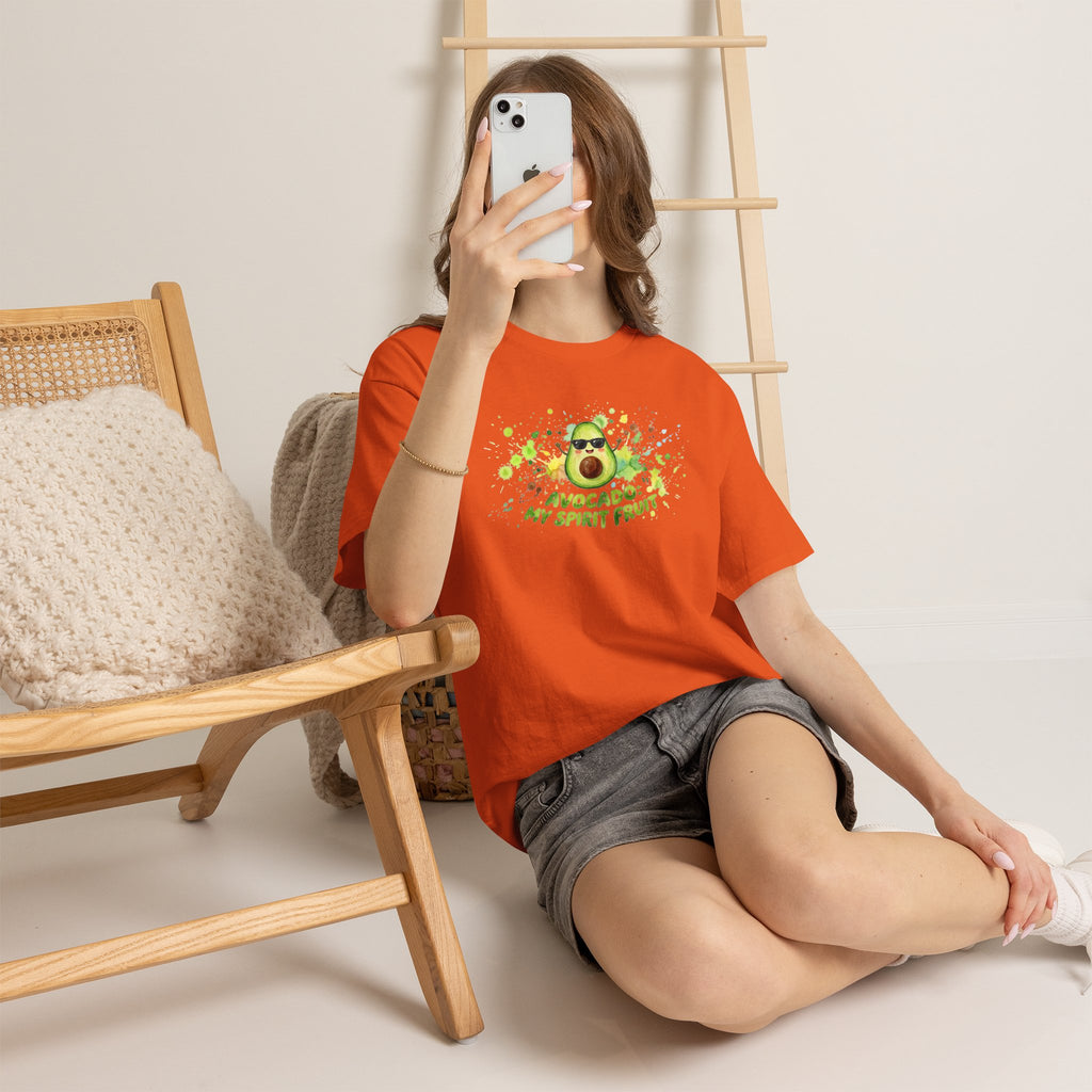 Avocado My Spirit Fruit T-Shirt — Funny Avocado Graphic Tee for Avocado Lovers