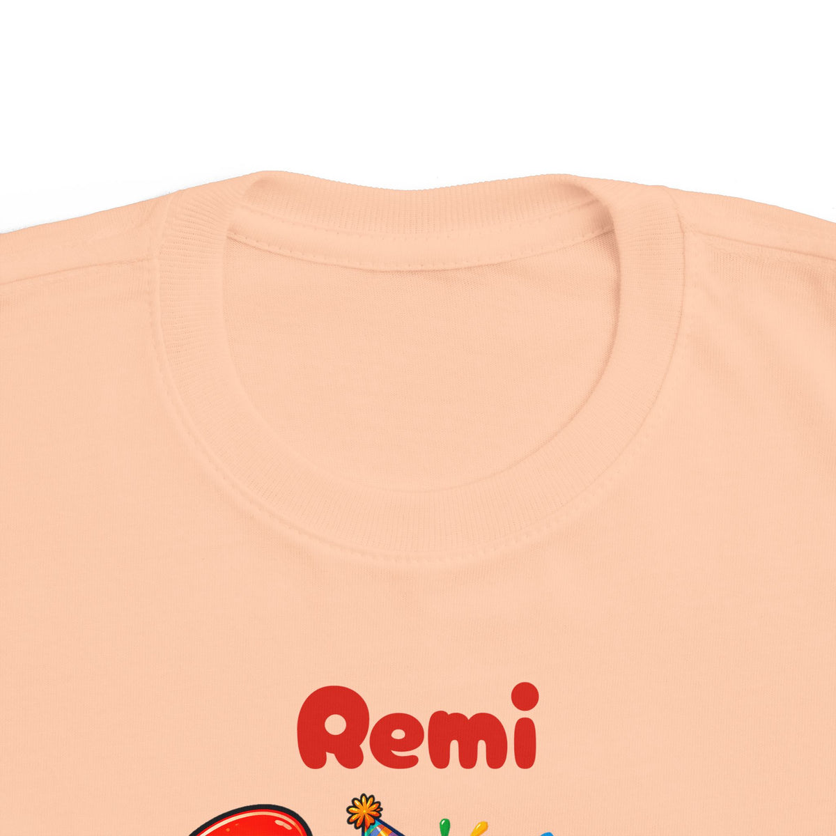 3rd Birthday Toddler Shirt – Remi 3 Rex Dinosaur Tee | Personalized