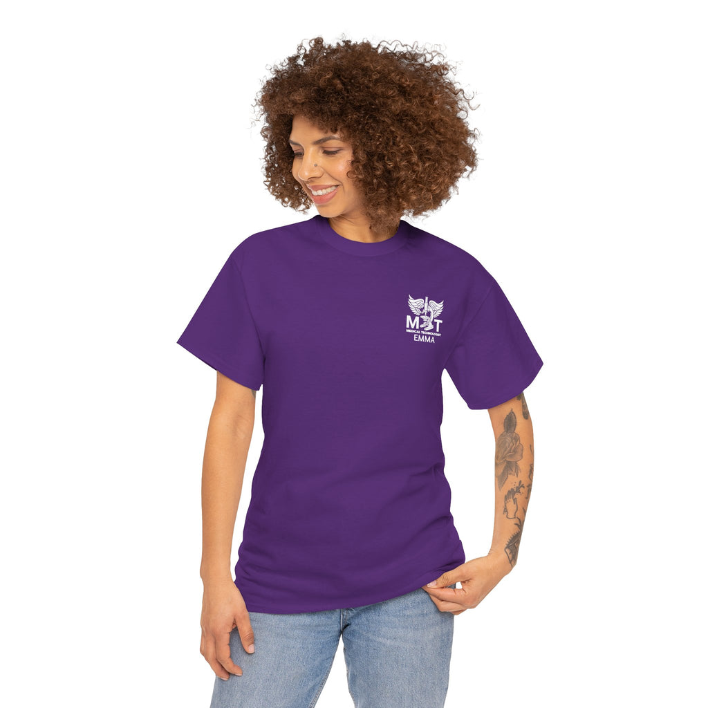 Medical Technologist Logo T‑Shirt — Personalized Name Graphic Tee