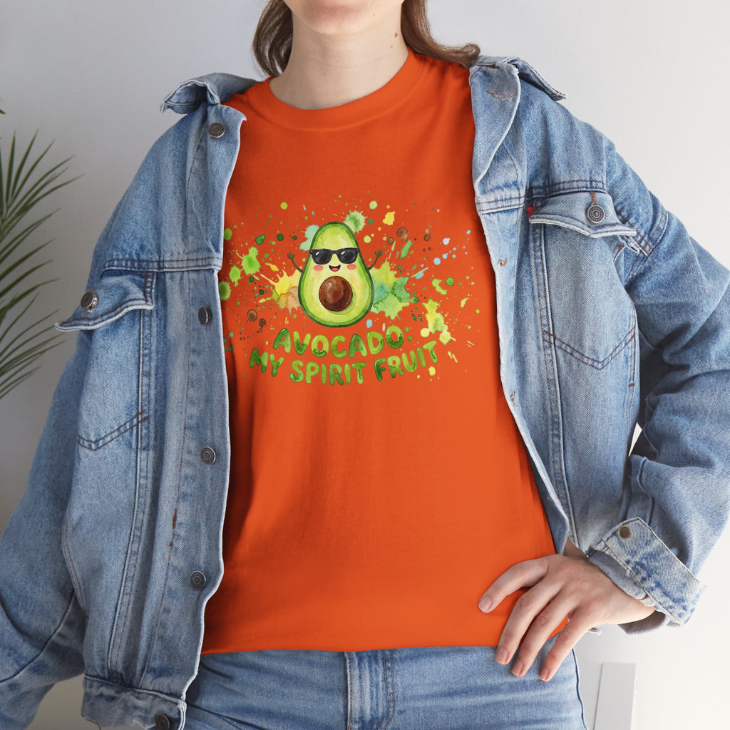 Avocado My Spirit Fruit T-Shirt — Funny Avocado Graphic Tee for Avocado Lovers