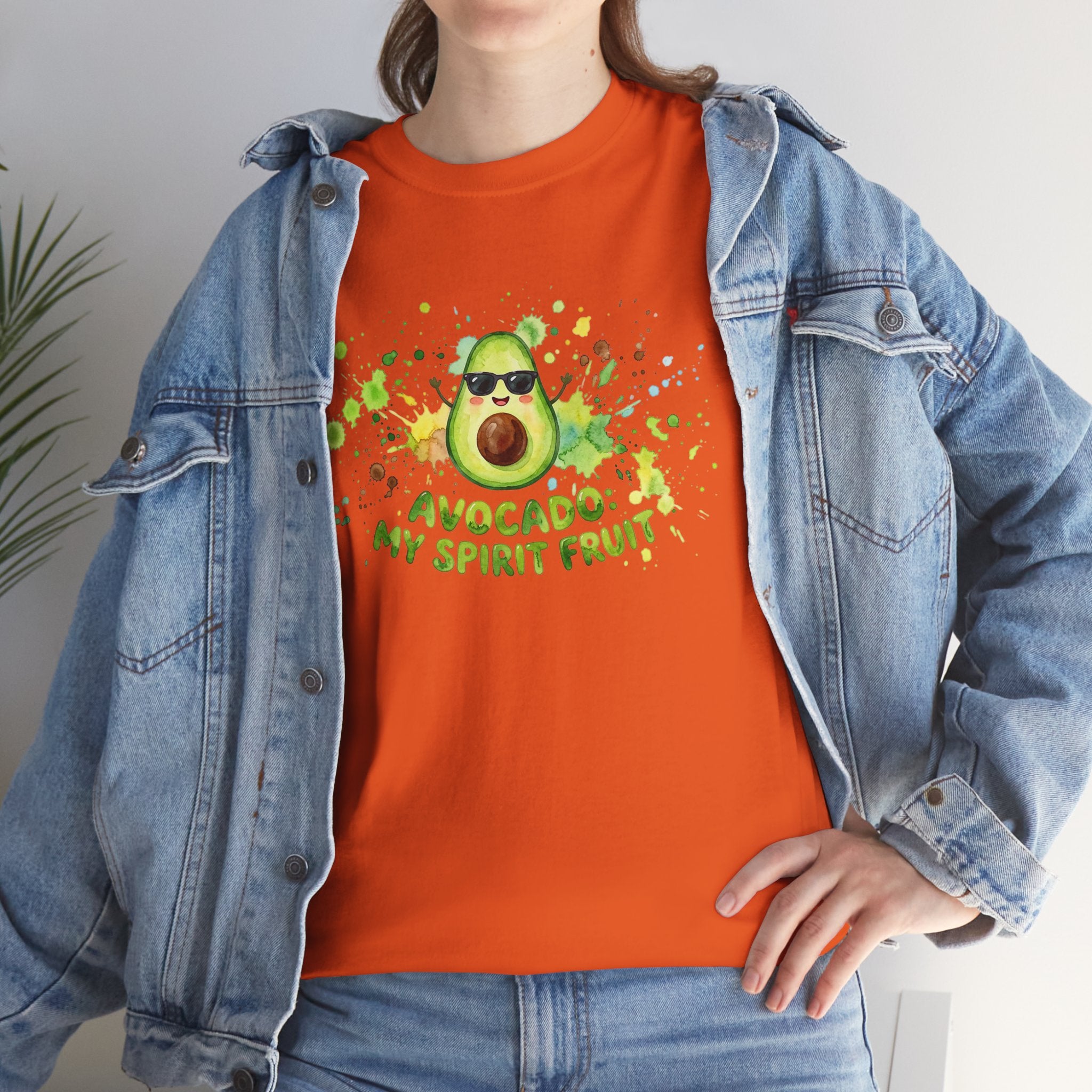 Avocado My Spirit Fruit T-Shirt — Funny Avocado Graphic Tee for Avocado Lovers