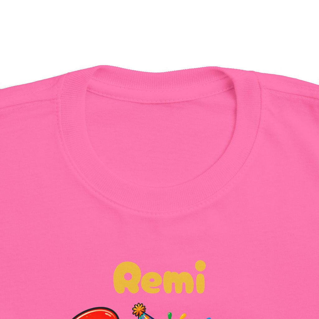 3rd Birthday Toddler Shirt – Remi 3 Rex Dinosaur Tee | Personalized