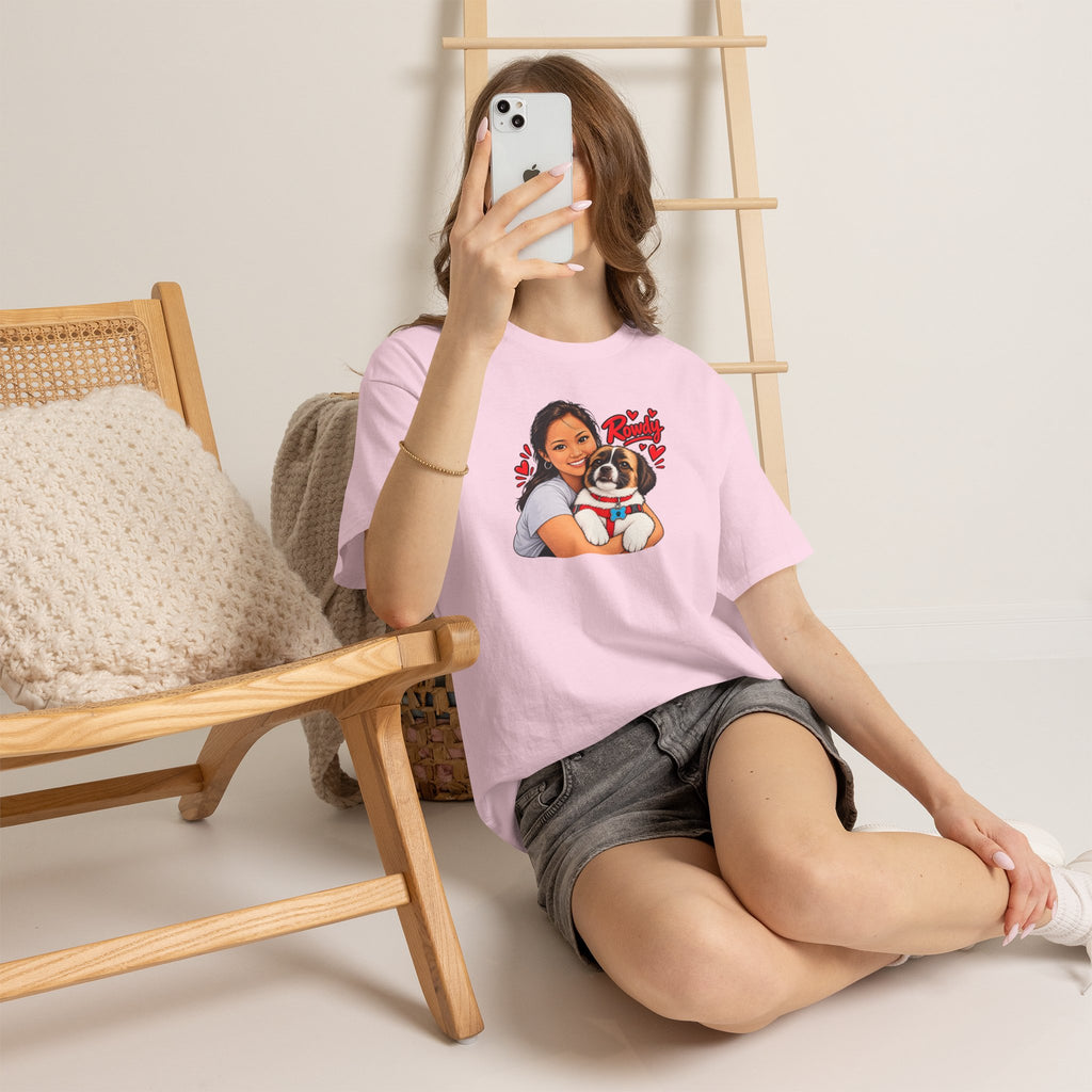 Personalized Dog Memorial Shirt - Custom Pet Photo & Name Tee | Pet Tribute Gift