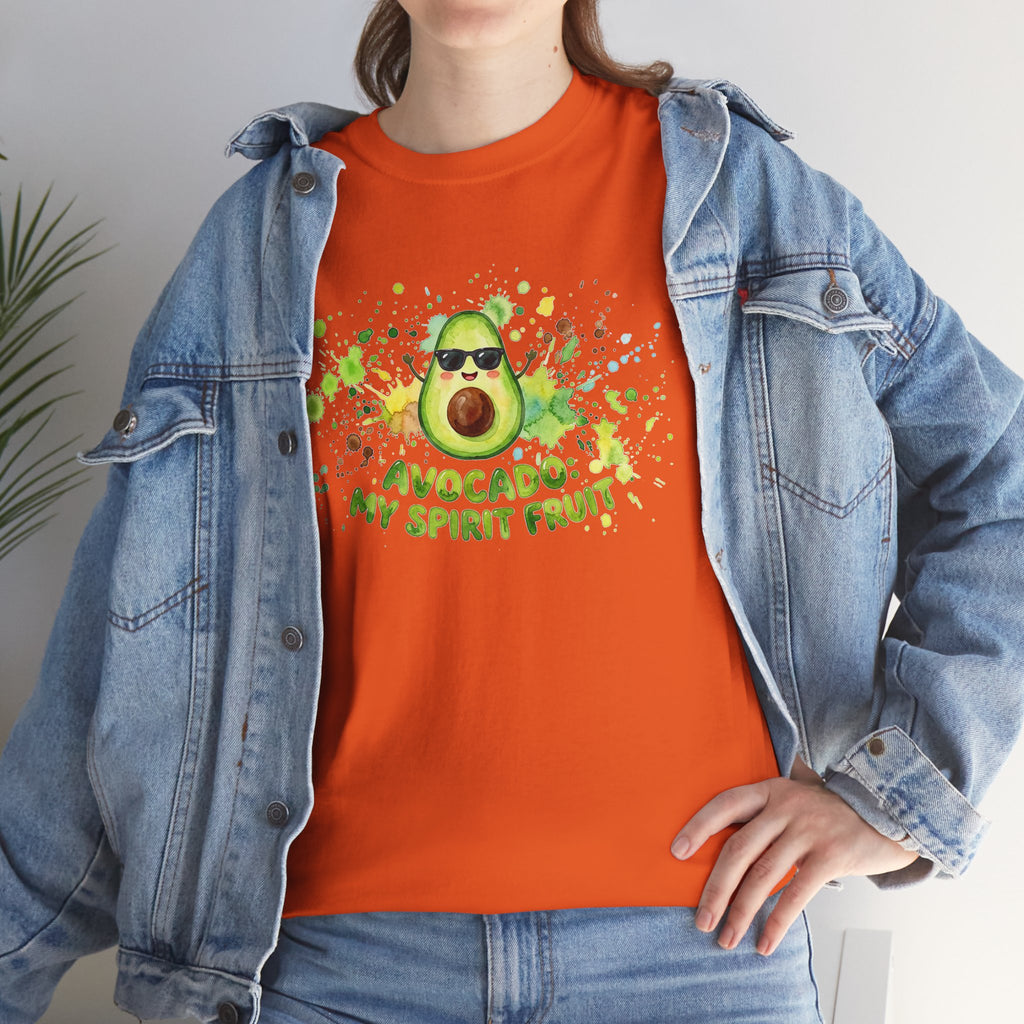 Avocado My Spirit Fruit T-Shirt — Funny Avocado Graphic Tee for Avocado Lovers