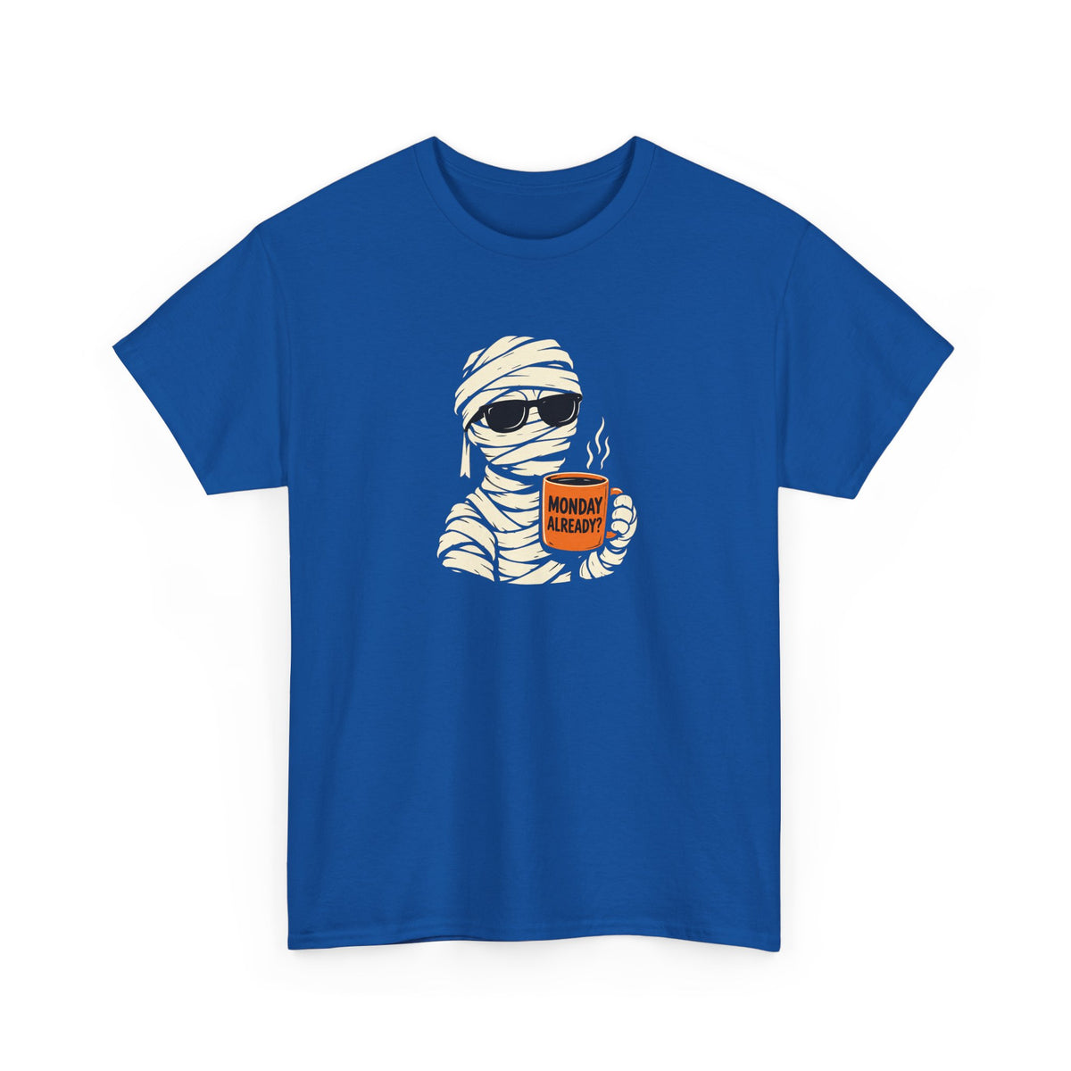 Mummy Halloween T-Shirt – Monday Already Coffee Tee | Funny Spooky Shirt