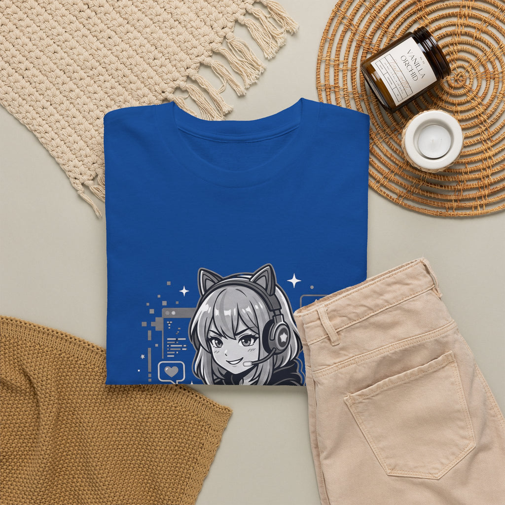 Gamer Girl Tee — 'Gamer Girl Leveling Up' Cute Anime Controller T‑Shirt