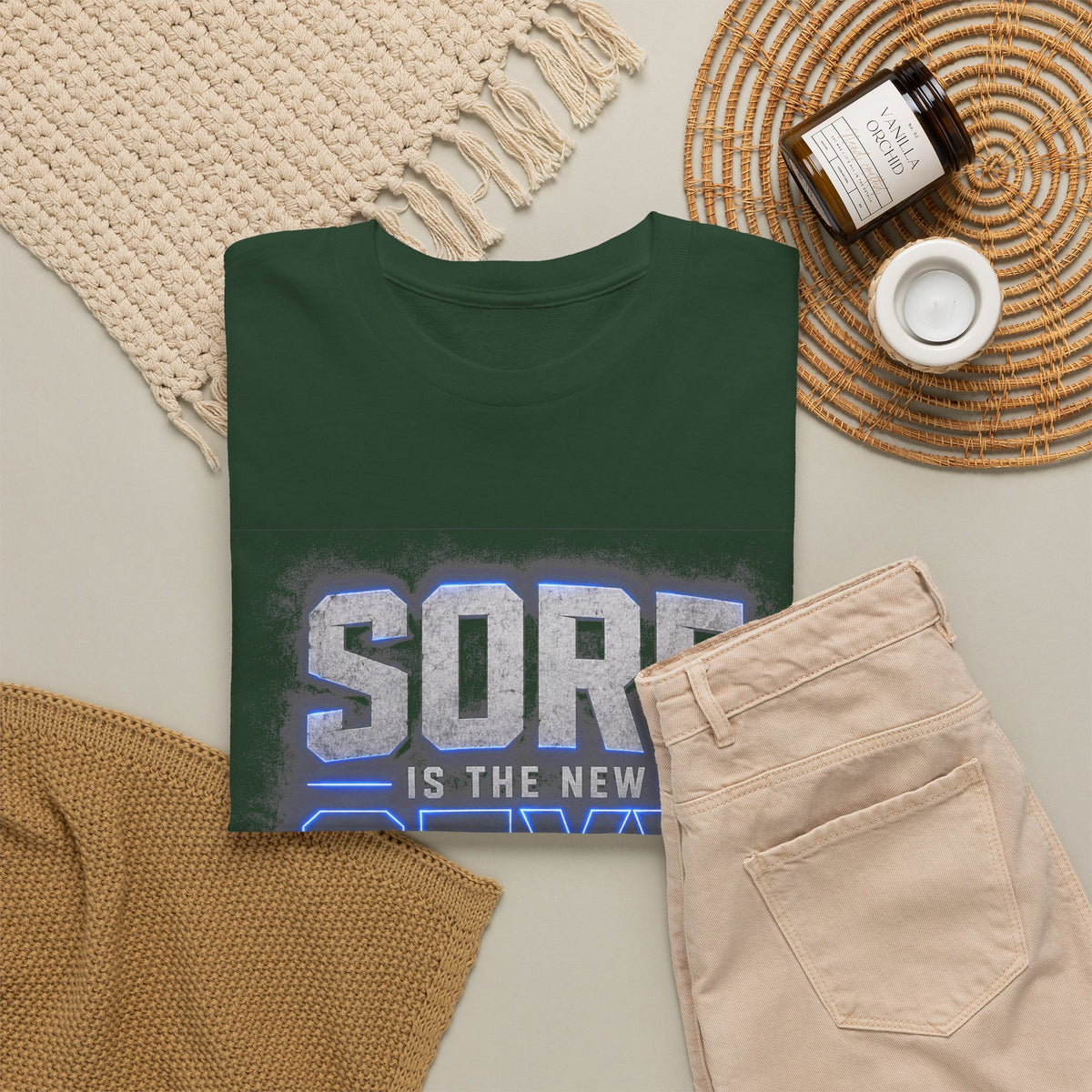 Sore Is The New Sexy T-Shirt | Funny Gym Workout Tee for Fitness Lovers & Weightlifters