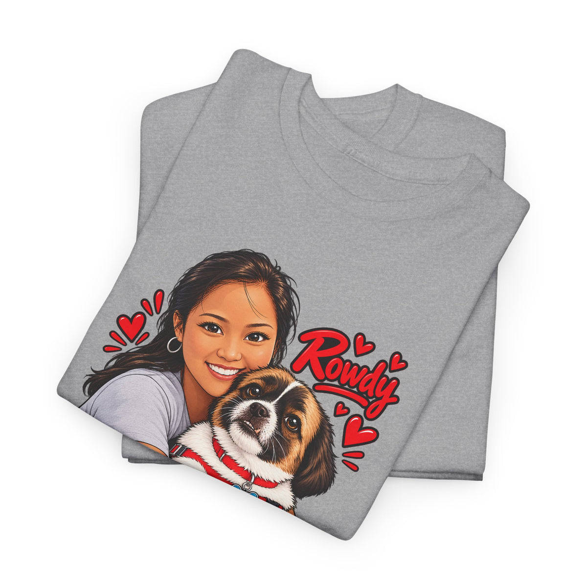 Personalized Dog Memorial Shirt - Custom Pet Photo & Name Tee | Pet Tribute Gift