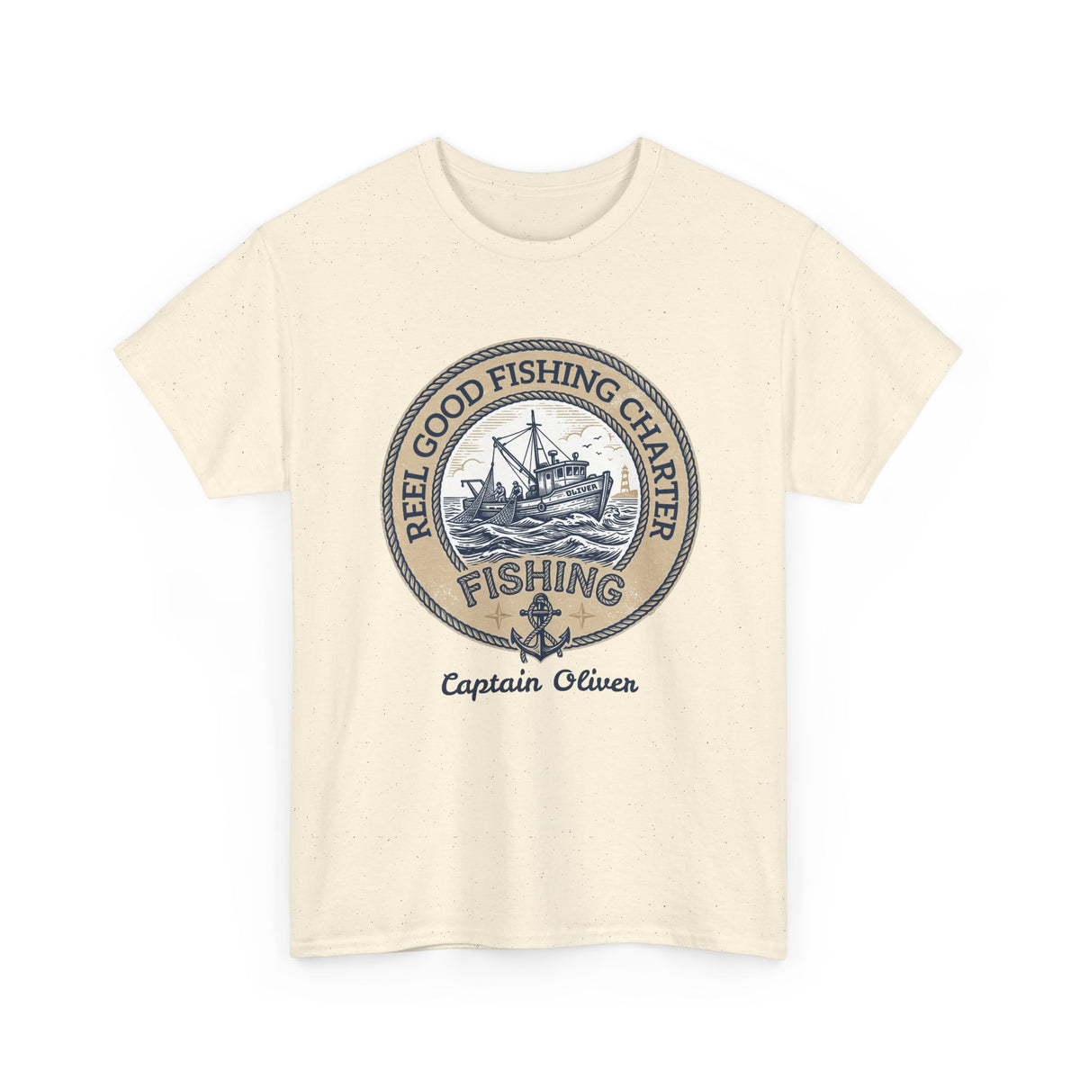 Personalized REEL GOOD Fishing Charter T-Shirt – Custom Boat Name & Captain Name Tee | Custom Fishing Gift for Anglers