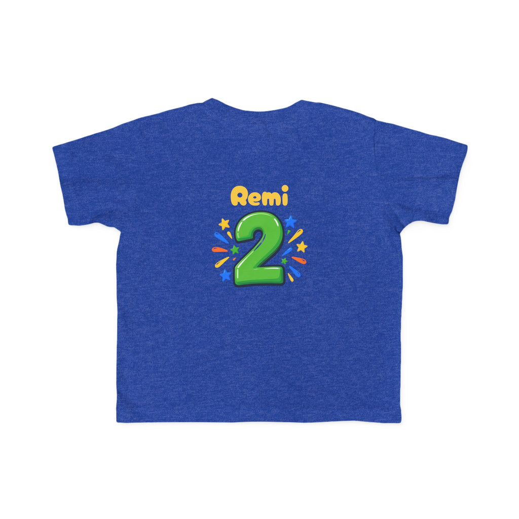 2nd Birthday Toddler Shirt – TWO LEGIT Dino Tee | Personalized