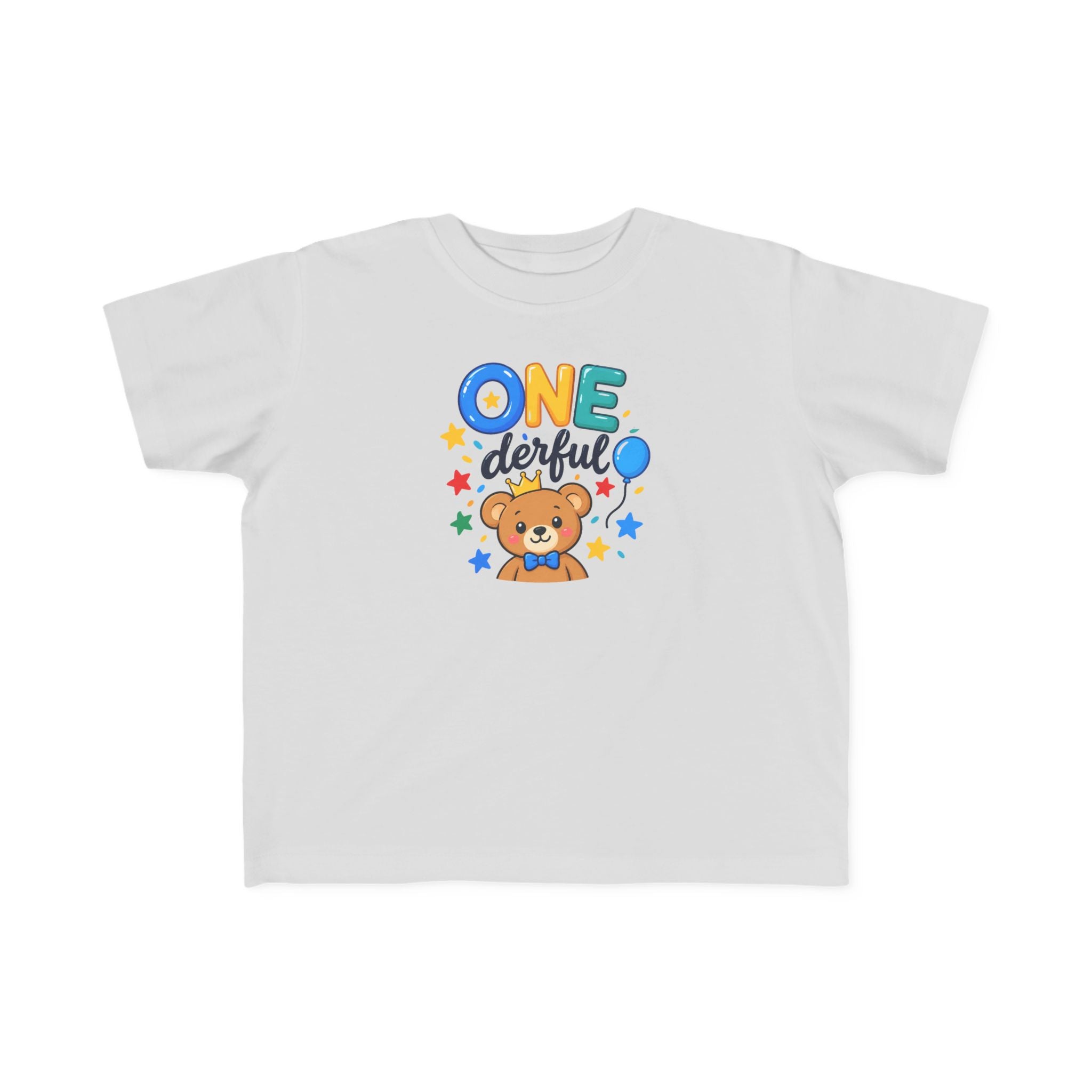 1st Birthday Toddler Shirt – ONE-derful Bear Tee | Personalized